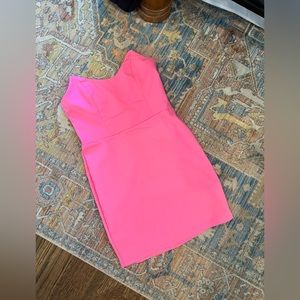 Superdown Stevie Sweetheart Mini Dress Pink Size Small